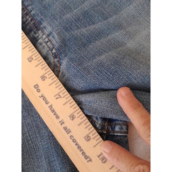 Vtg Lucky Brand Easy Rider Button Fly Stretch Straight Leg Jeans Med Wash 10/30 - Picture 6 of 14